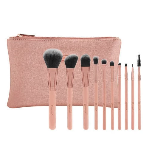 Bộ Cọ Trang Điểm 10 Cây BH COSMETICS Pretty In Pink BHBO06