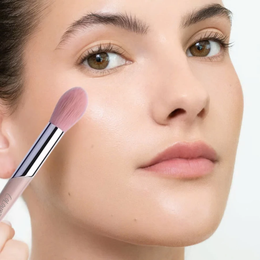 Cọ tán má hồng - cọ nhấn phấn highlight - cọ setting phấn COLOURPOP - Cọ trang điểm COLOURPOP blush brush C111