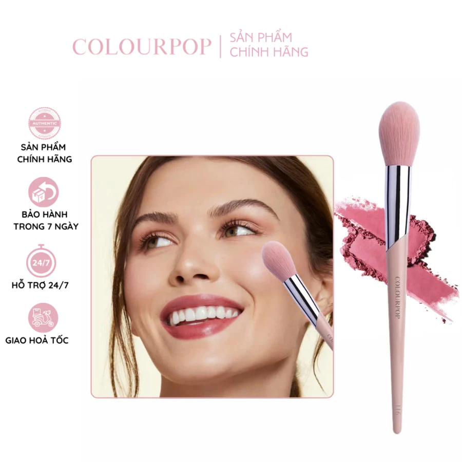 Cọ Trang Điểm Highlight Má Hồng Setting COLOURPOP Multi purpose C116