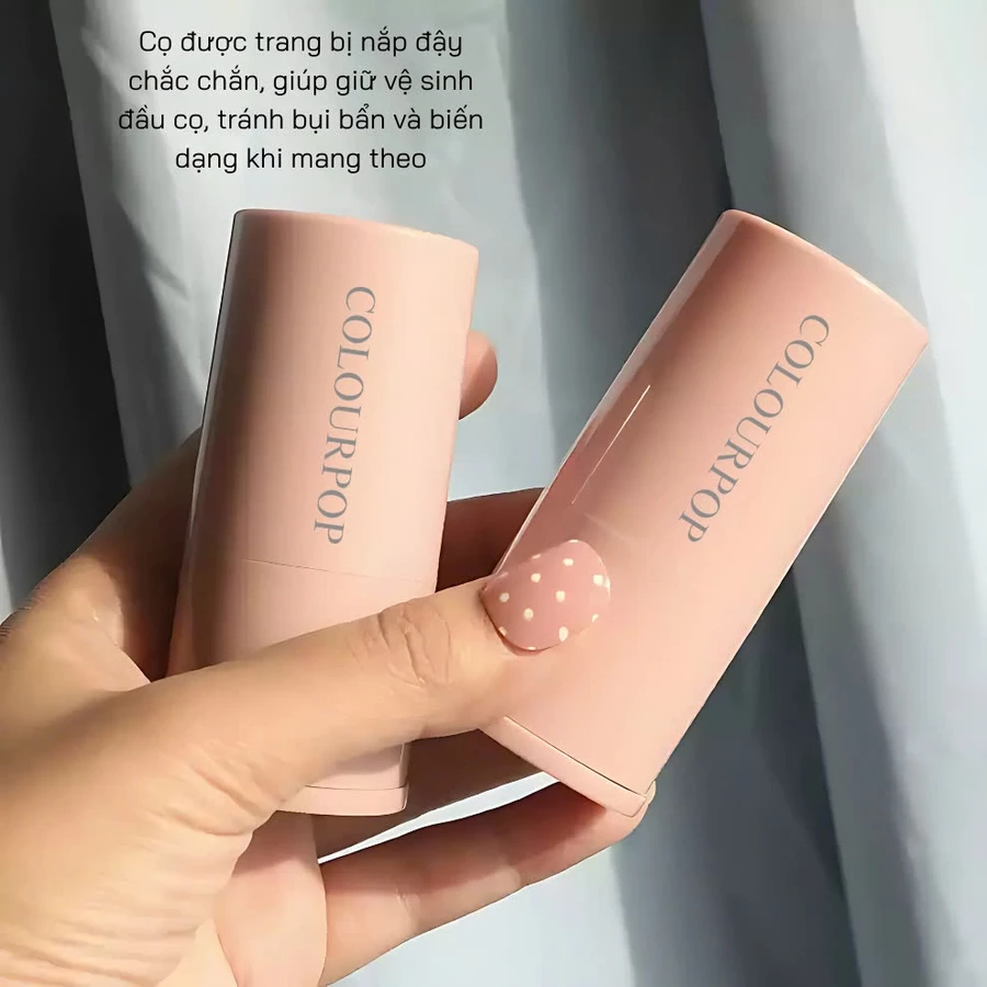 Cọ Tán Kem Nền Và Má Hồng Mini Có Nắp COLOURPOP Kabuki Multi-purpose C122