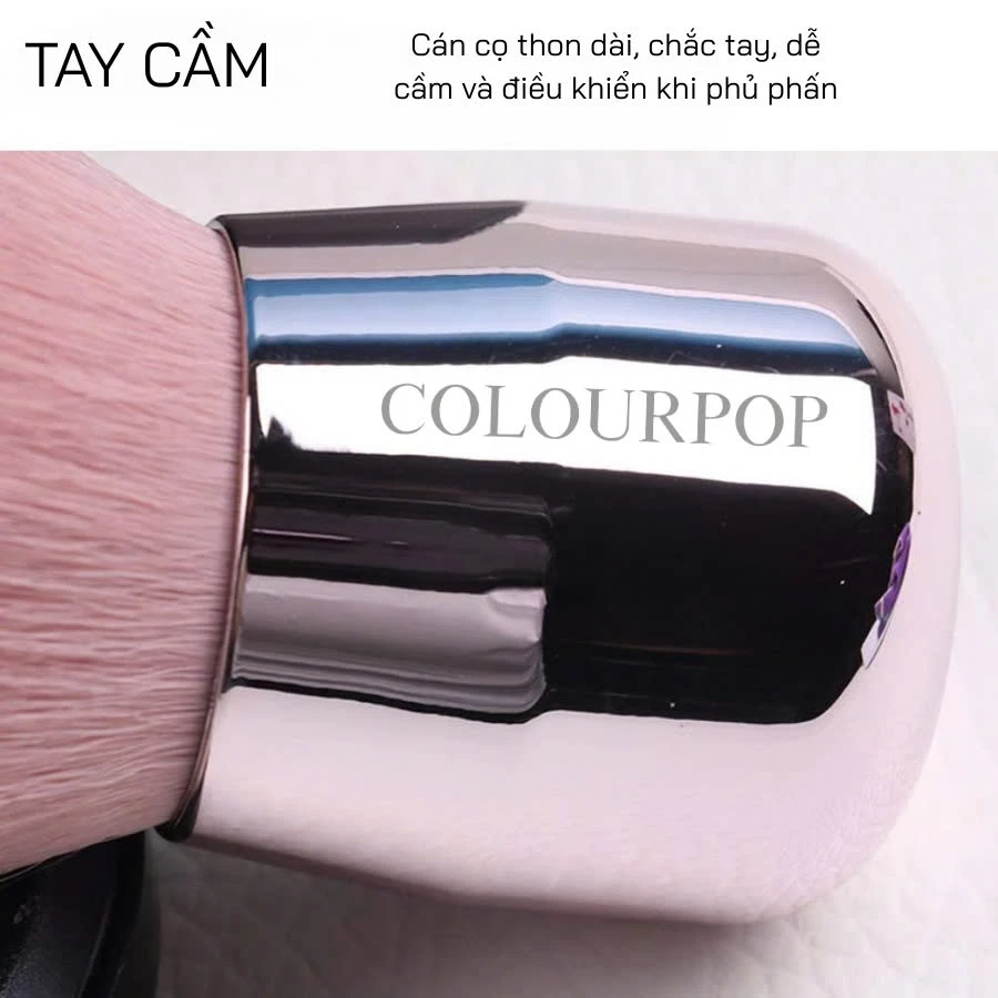 Cọ Phủ Phấn Siêu Xinh Colourpop Kabuki Powder Multi purpose C165 Bám Phấn Thiết Kế Đẹp