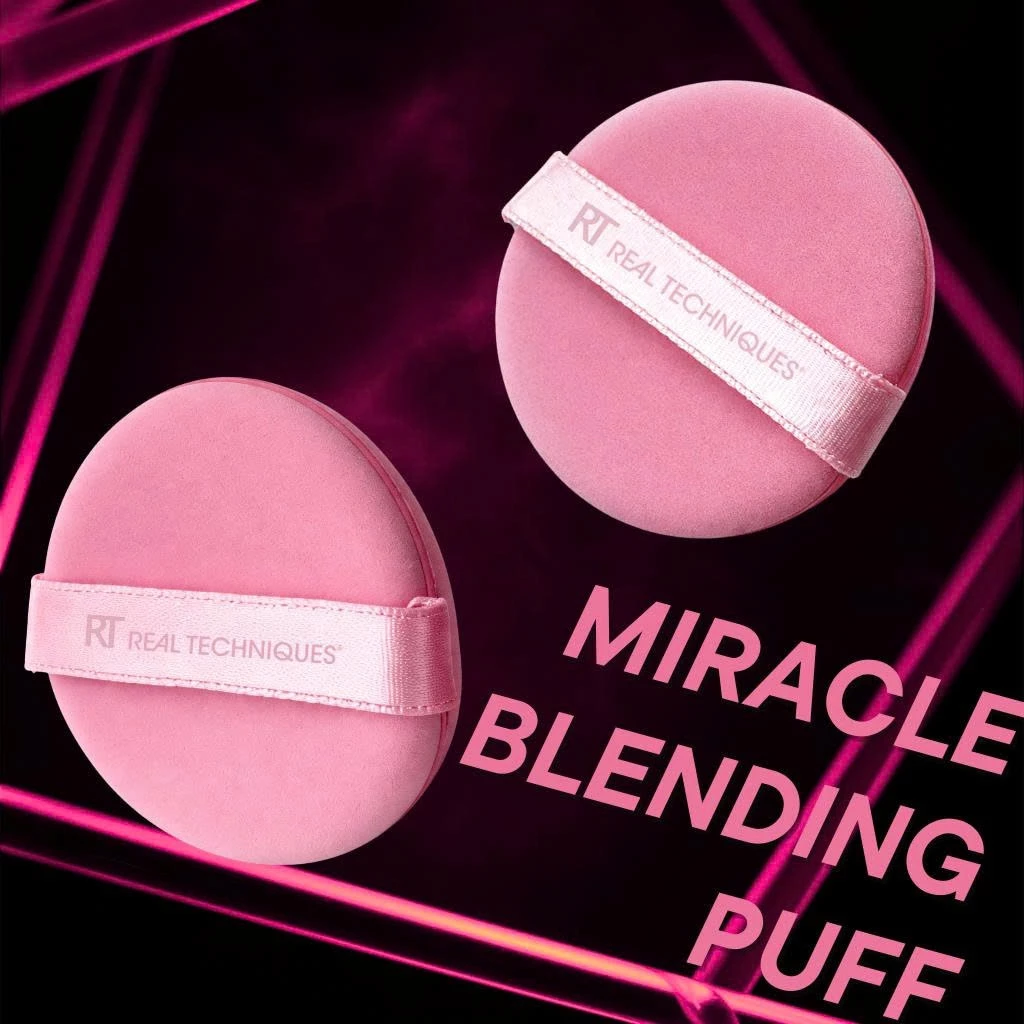 Bông Trang Điểm Tán Cushion Kem Nền Hai Mặt RT Real Techniques Air Cushion Powder Puff RT246