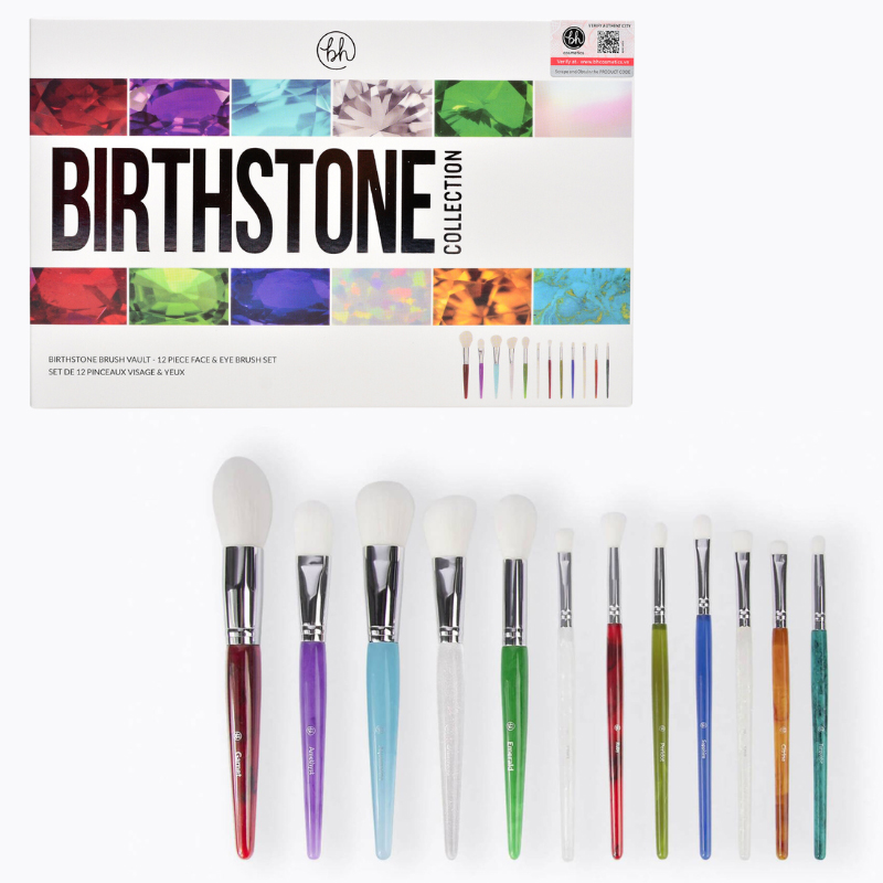 Bộ Cọ Cá Nhân 12 Cây BH COSMETICS Birthstone Brush Vault BHBO21