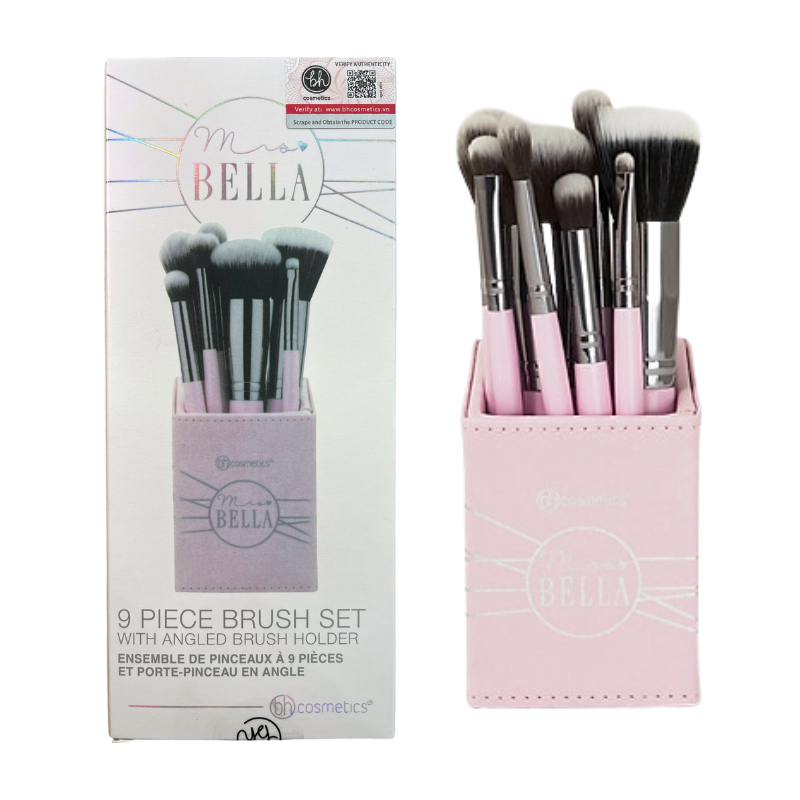  Bộ Cọ Trang Điểm 9 Cây BH COSMETICS Ms Bella BHBO03