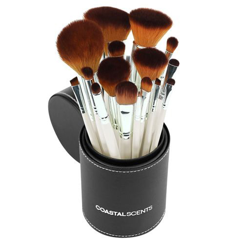 Coastal Scents Pearl Makeup Brush Set