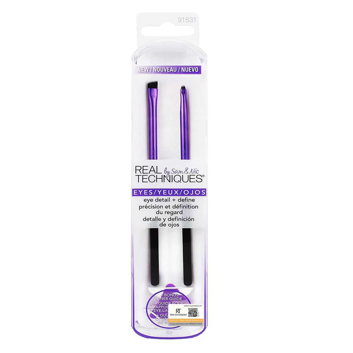 Bộ 2 Cọ Mắt RT Real Techniques Eye Detail And Define Brush Duo 91531