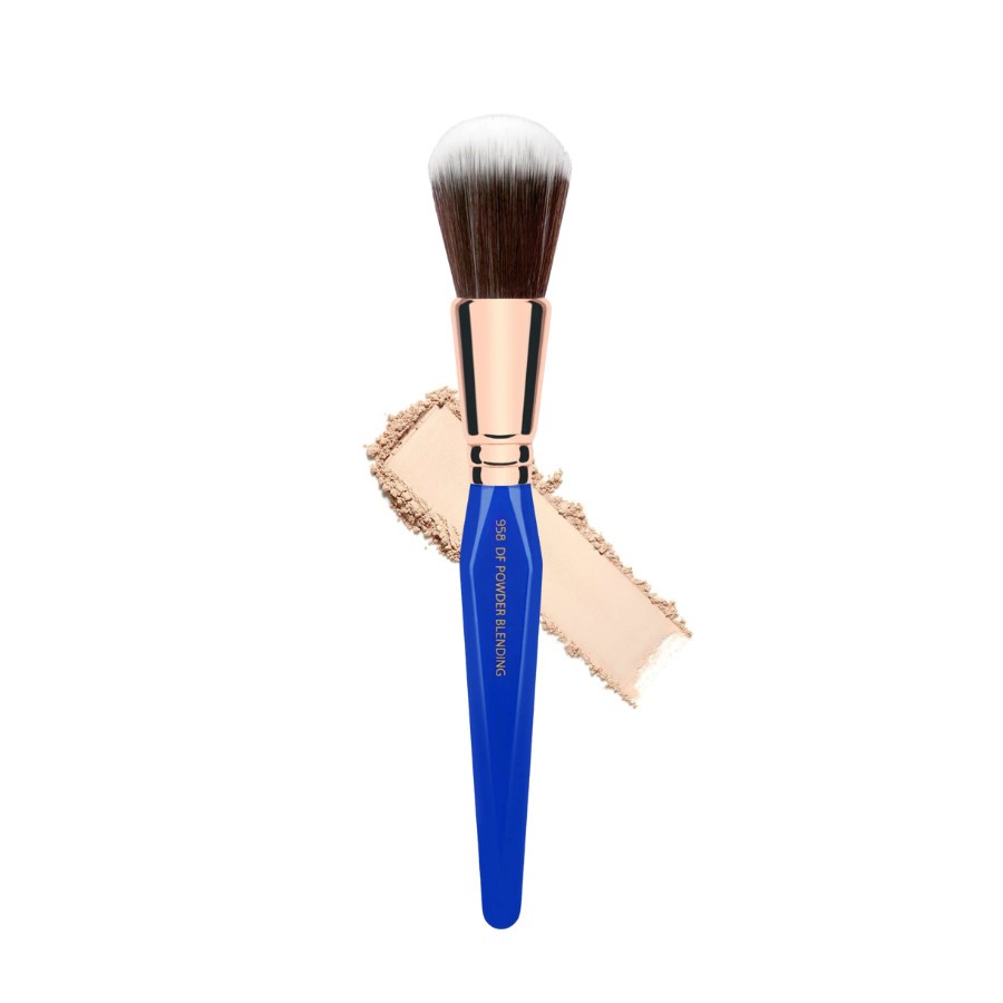 Cọ Phủ Phấn Dạng Nén Và Bột Cho Da Lỗ Chân Lông To Bdellium Tools Duo Fibre Powder Blending B958