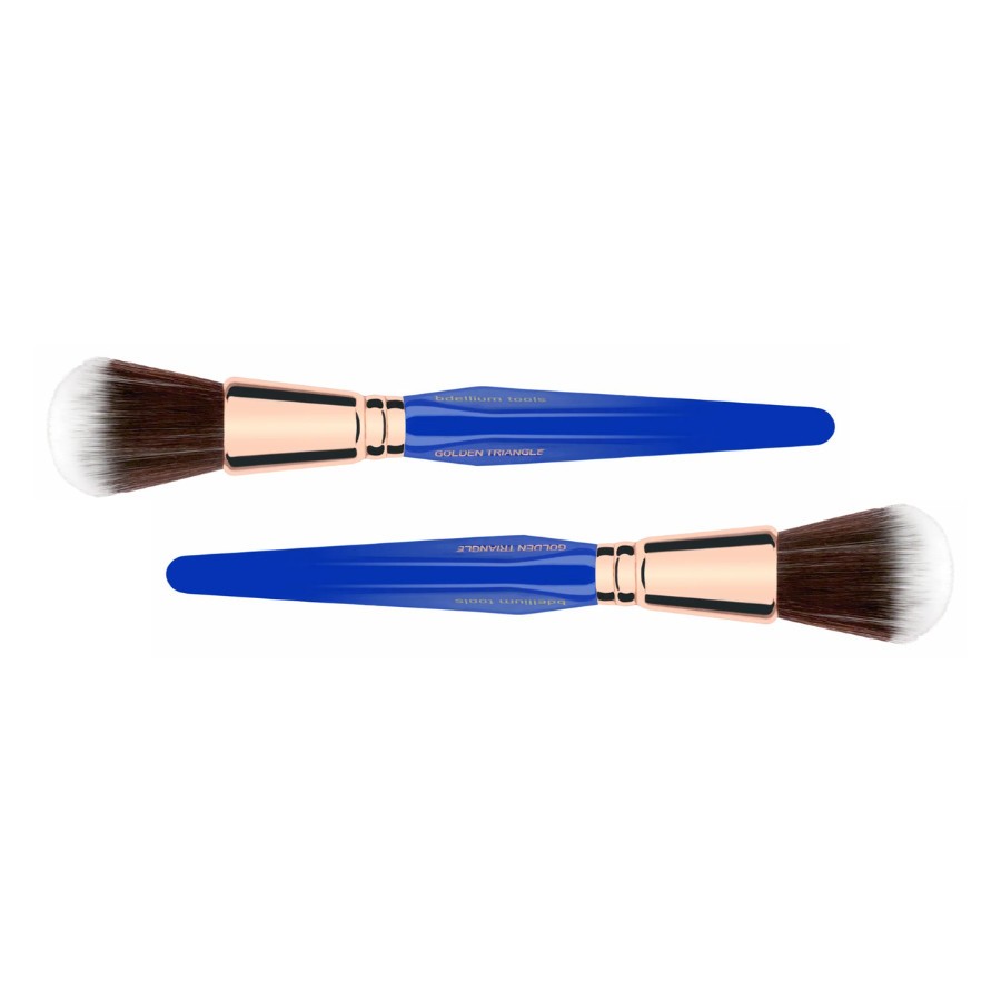Cọ Phủ Phấn Dạng Nén Và Bột Cho Da Lỗ Chân Lông To Bdellium Tools Duo Fibre Powder Blending B958