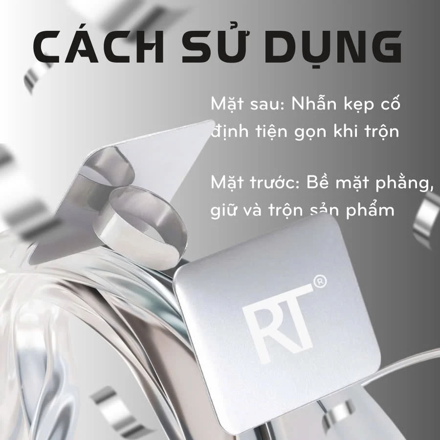 Bảng mix kem nền xỏ ngón RT Real Techniques Finger Ring Palette Makeup RTB002