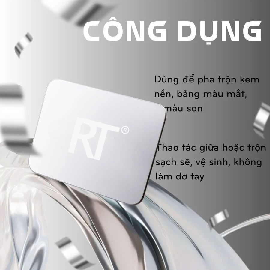 Bảng mix kem nền xỏ ngón RT Real Techniques Finger Ring Palette Makeup RTB002