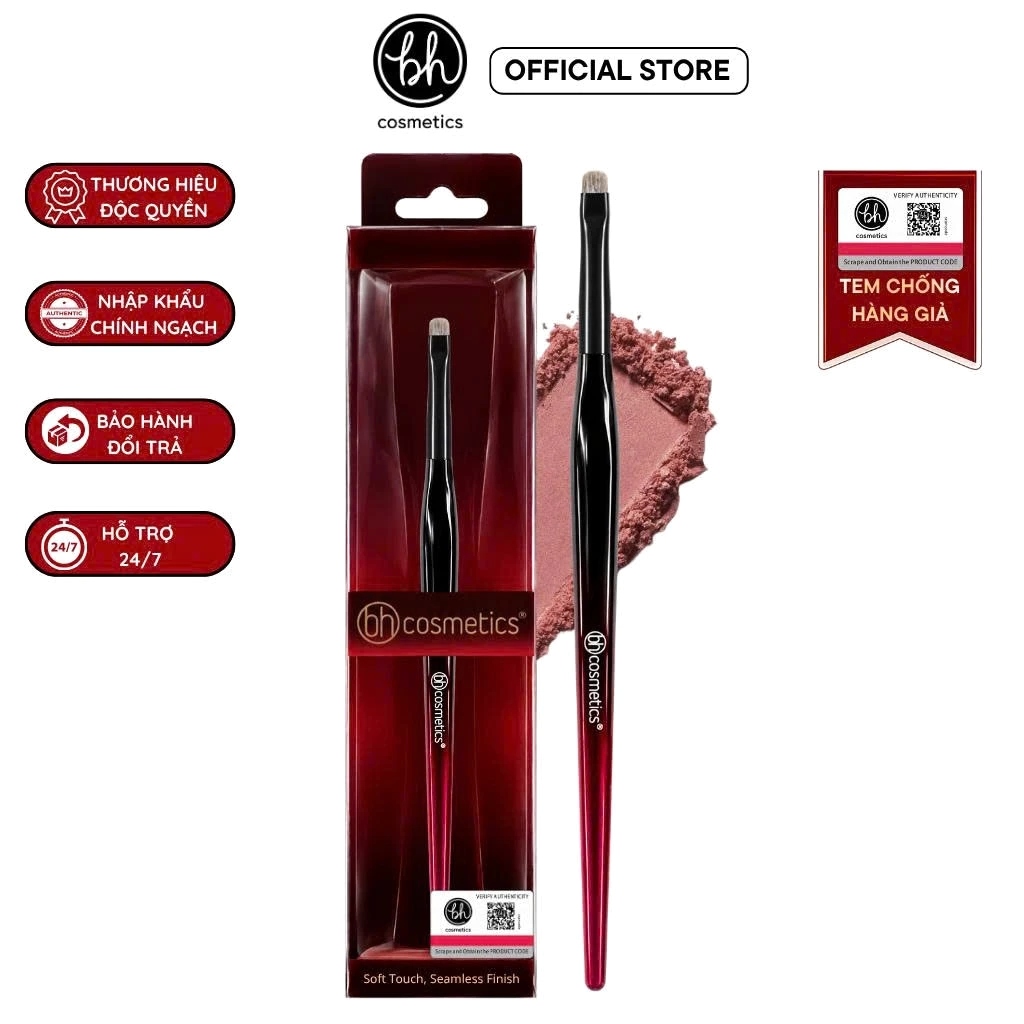 Cọ Viền Mắt Dưới - Cọ Nhấn Đuôi Mắt - Cọ Tán Màu Mắt Bọng Mắt BH Cosmetics Small Smudge Brush BH029
