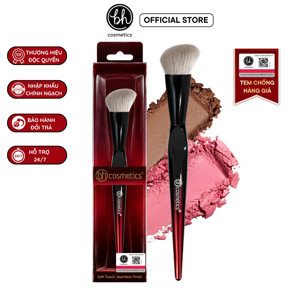 Cọ vạt xéo tạo khối đa năng BH Cosmetics Medium Angled Contour Brush BH035