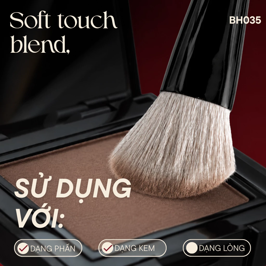 Cọ vạt xéo tạo khối đa năng BH Cosmetics Medium Angled Contour Brush BH035