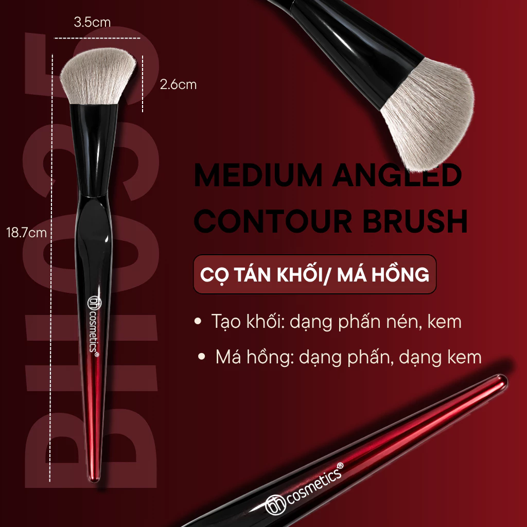 Cọ vạt xéo tạo khối đa năng BH Cosmetics Medium Angled Contour Brush BH035
