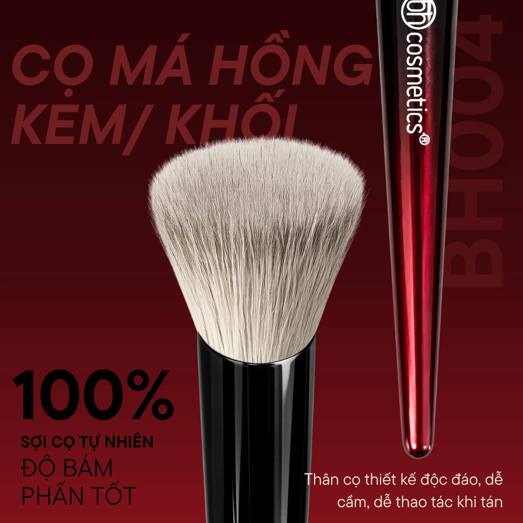 Cọ Trang Điểm Tạo Khối Cọ Má Hồng Setting Bh Cosmetics Angled Blush Brush BH007