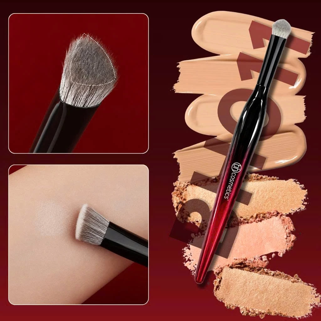 Cọ che khuyết điểm - cọ má hồng kem đầu tam giác BH Cosmetics Triangular Curved Highlighter BH011