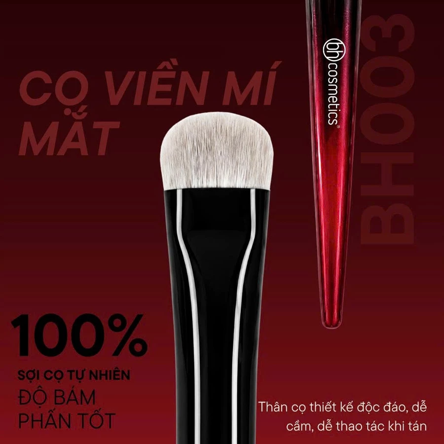Cọ Trang Điểm Viền Và Tán Mắt Dưới BH Cosmetics SMUDGER BH016