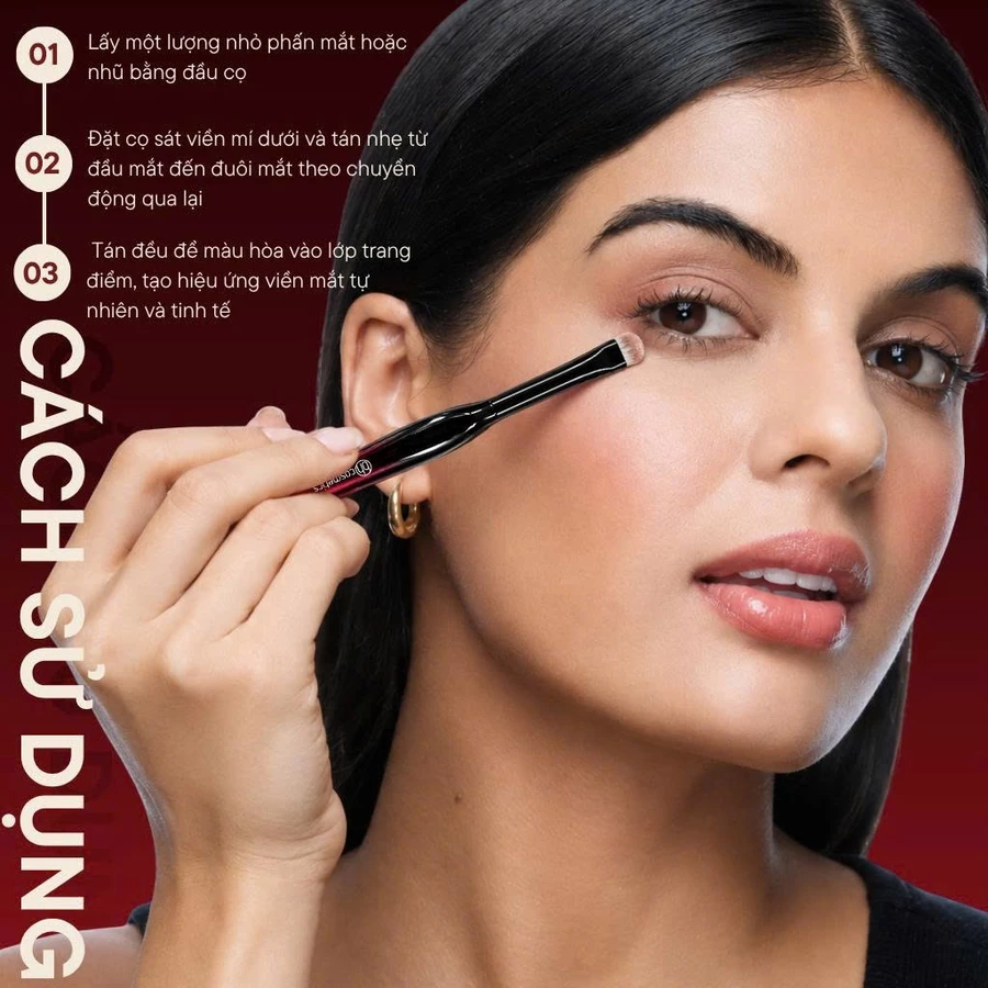 Cọ Trang Điểm Viền Và Tán Mắt Dưới BH Cosmetics SMUDGER BH016