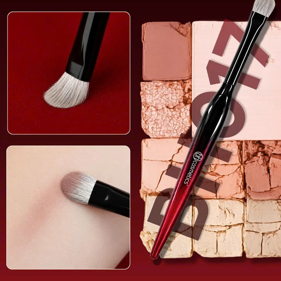 Cọ tán màu mắt bầu dẹp cao cấp BH Cosmetics Eye Shadow BH017 màu đỏ đô