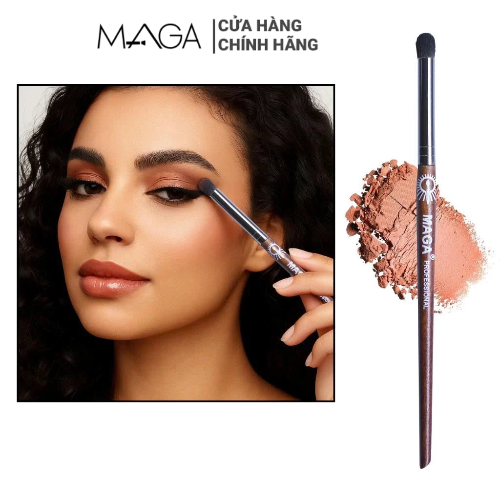 Cọ Tán Màu Mắt Và Cọ Nhấn Đuôi Mắt MAGA Precise Blender Brush MA14
