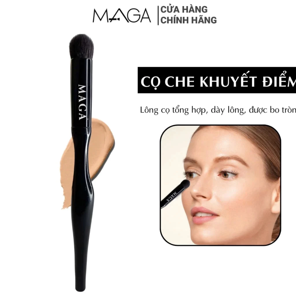 Cọ Môi Cọ Che Khuyết Điểm MAGA All Over Lip Brush Cọ Son Môi Đầu Tròn Chuyên Nghiệp MA27