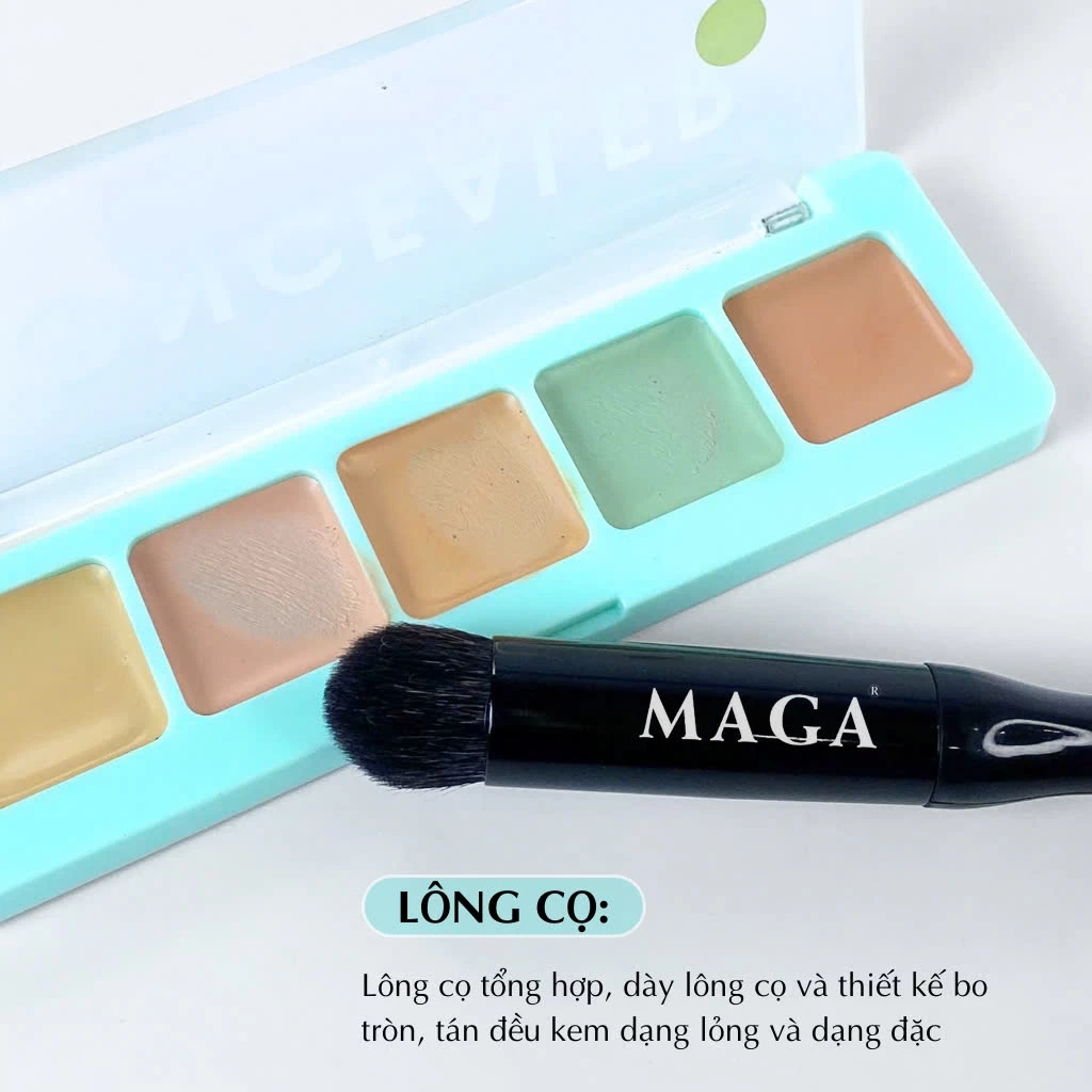 Cọ Môi Cọ Che Khuyết Điểm MAGA All Over Lip Brush Cọ Son Môi Đầu Tròn Chuyên Nghiệp MA27