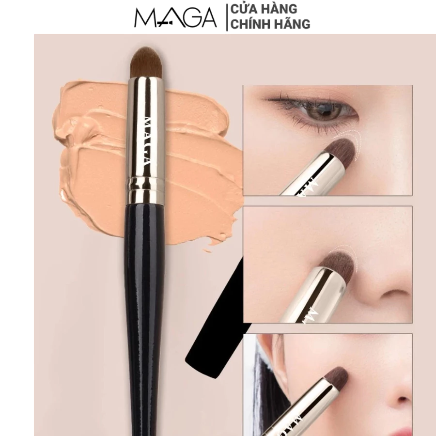 Cọ Che Khuyết Điểm Chính Hãng MAGA All Over Lip Cọ Son Môi Đầu Tròn Chuyên Nghiệp MA28