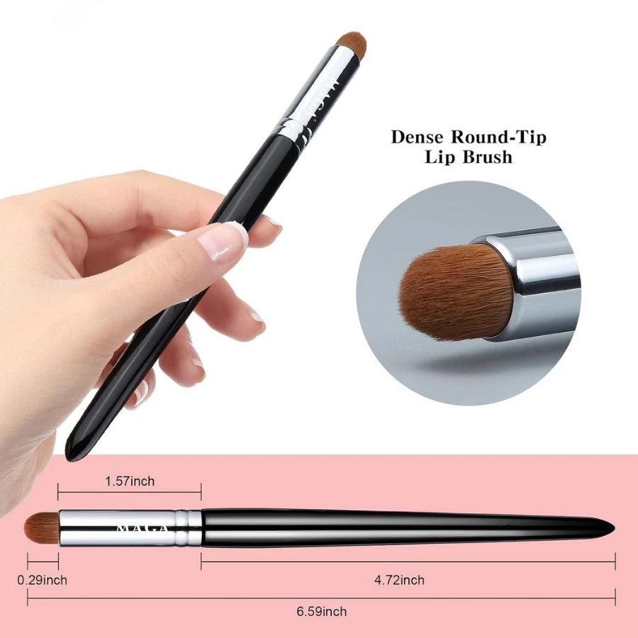 Cọ Che Khuyết Điểm Chính Hãng MAGA All Over Lip Cọ Son Môi Đầu Tròn Chuyên Nghiệp MA28
