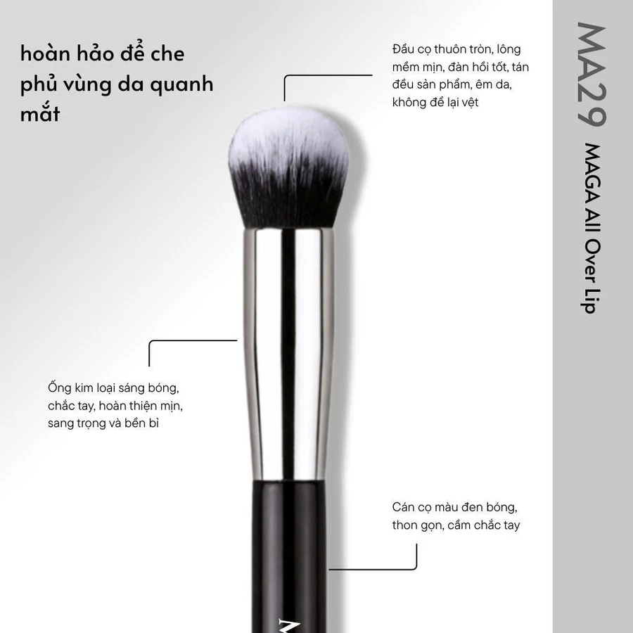 Cọ Che Khuyết Điểm Tạo Khối Nhỏ MAGA All Over Lip MA29
