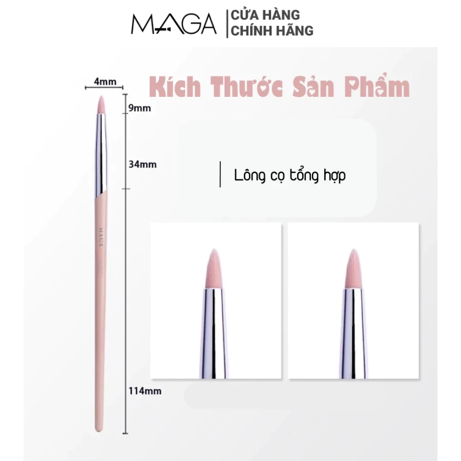 Cọ kẻ liner viền mắt môi bọng mắt mềm MAGA Eyeliner 22 (mã MA44)