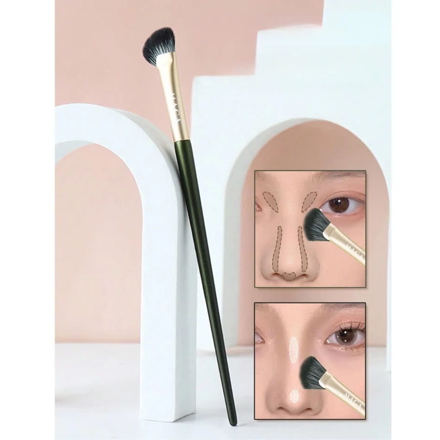 Cọ Makeup Highlight Dạng Quạt Đánh Khối Mũi Che Khuyết Điểm Mũi MAGA Fan Shaped Nose Contour MA41