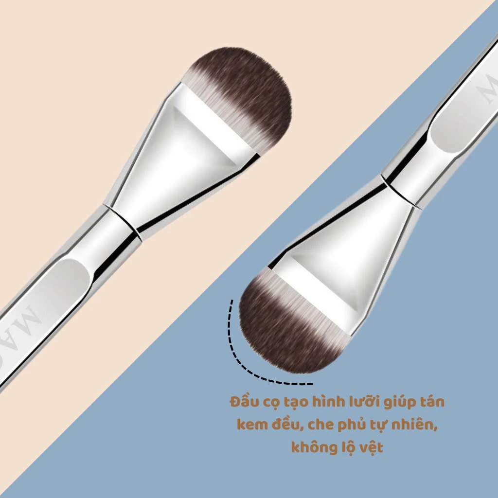 Cọ tán nền kem chống nắng mỏng chuyên nghi MAGA dàn nền siêu mỏng và đều cho vẻ ngoài hoàn hảo MA46ệp