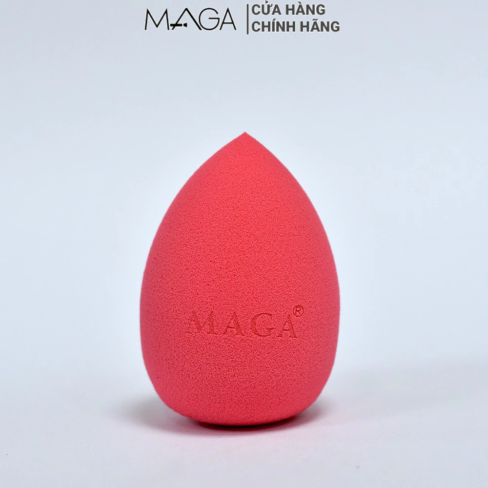 Mút tán kem nền Maga hình giọt nước màu hồng MAM32