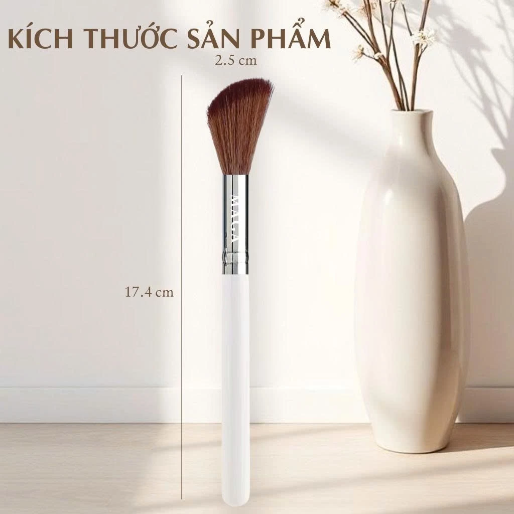 Cọ Má Hồng Xéo MAGA Angled Stippling Brush MA114