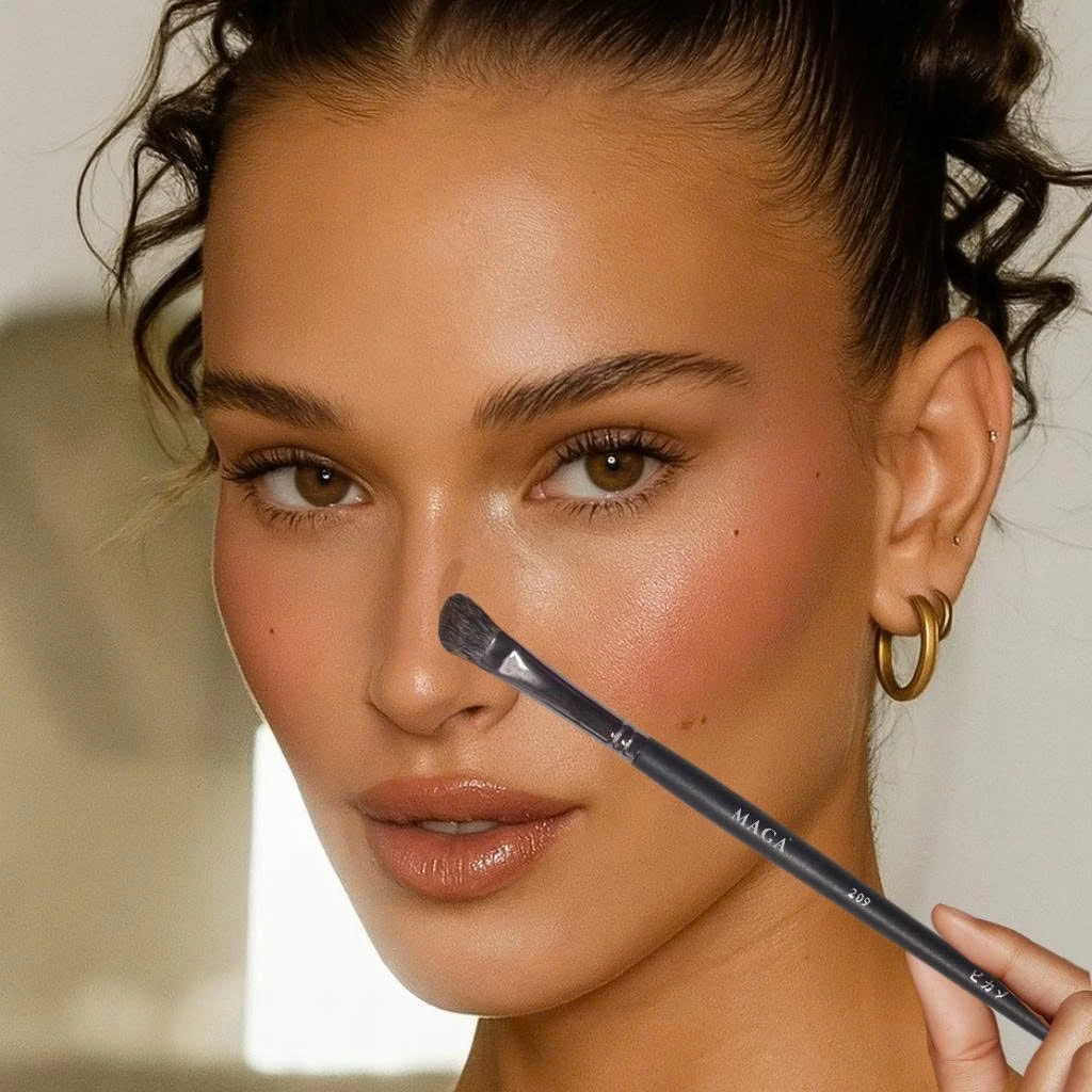 Cọ đánh sóng mũi dạng phấn và kem MAGA Nose Brush MA209