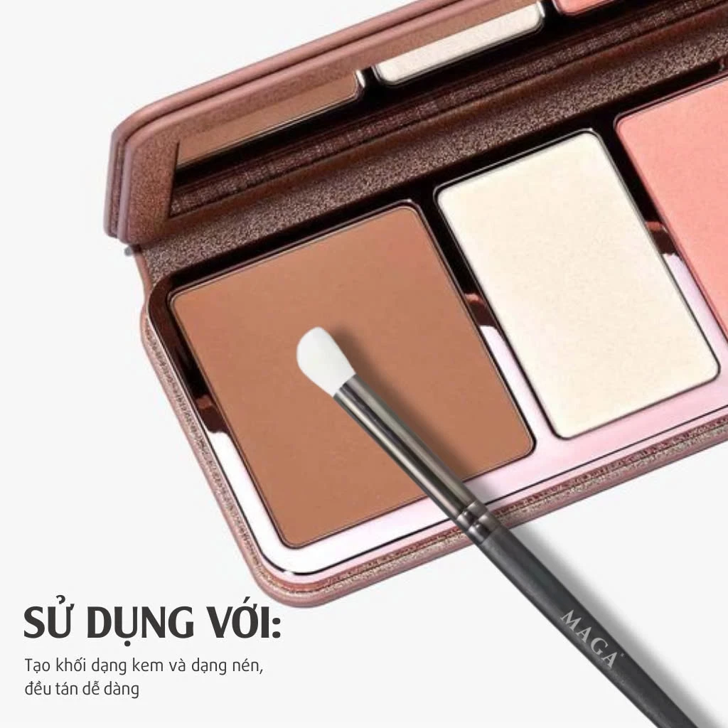 Cọ đánh sóng mũi kem và phấn MAGA Nose Brush MA222
