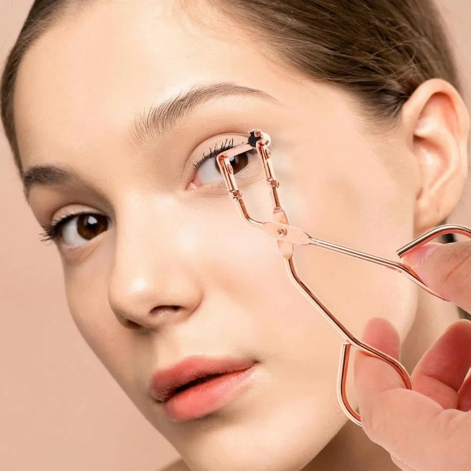 Kẹp Bấm Mi Góc Mẫu Mới MAGA Lash Curler Pro Edge Xtra Bằng Titan Chống Ghỉ Cao Cấp Size S BM007