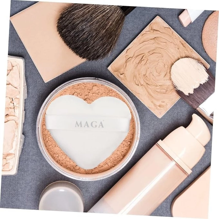 Bông Dặm Phấn Bột /Phấn Nền/Má Hồng Kem MAGA Puff Cushion Makeup kích thước 4.2 x 4 cm MA005