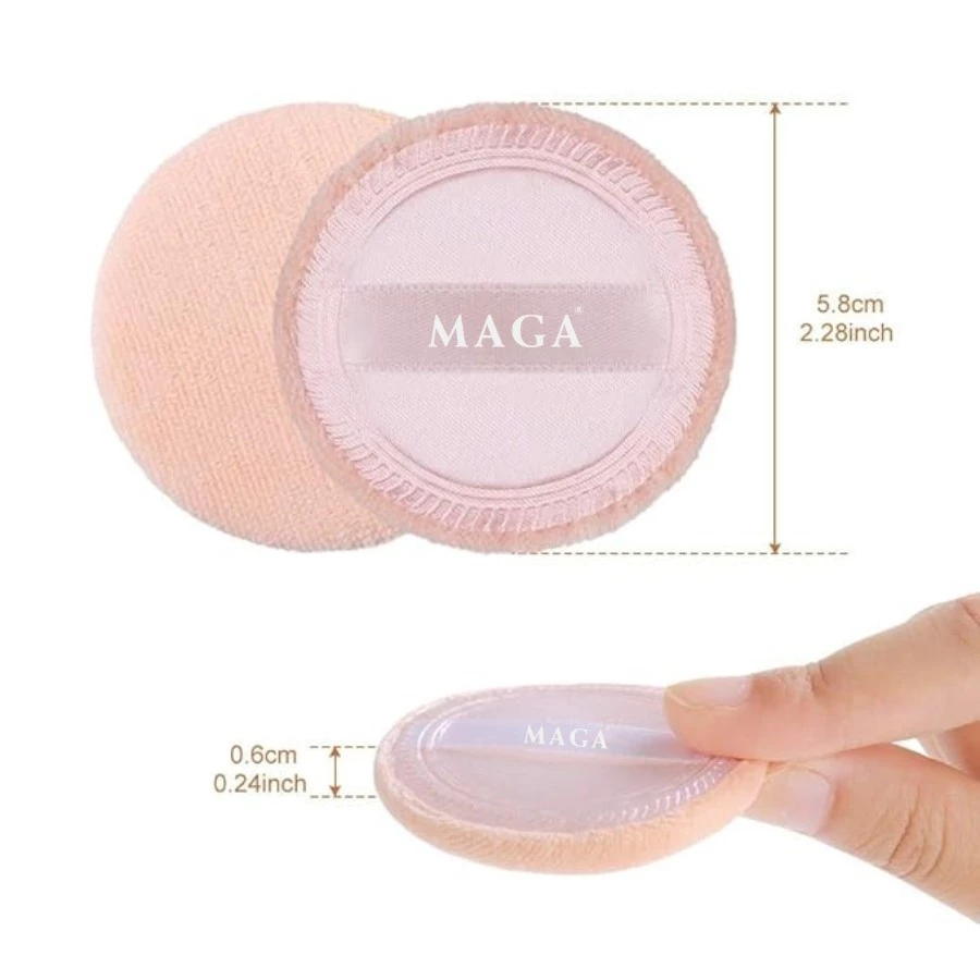 Mút trang điểm phấn khô MAGA Makeup Masters Powder Puffs MA068 chính hãng chất liệu mềm mại