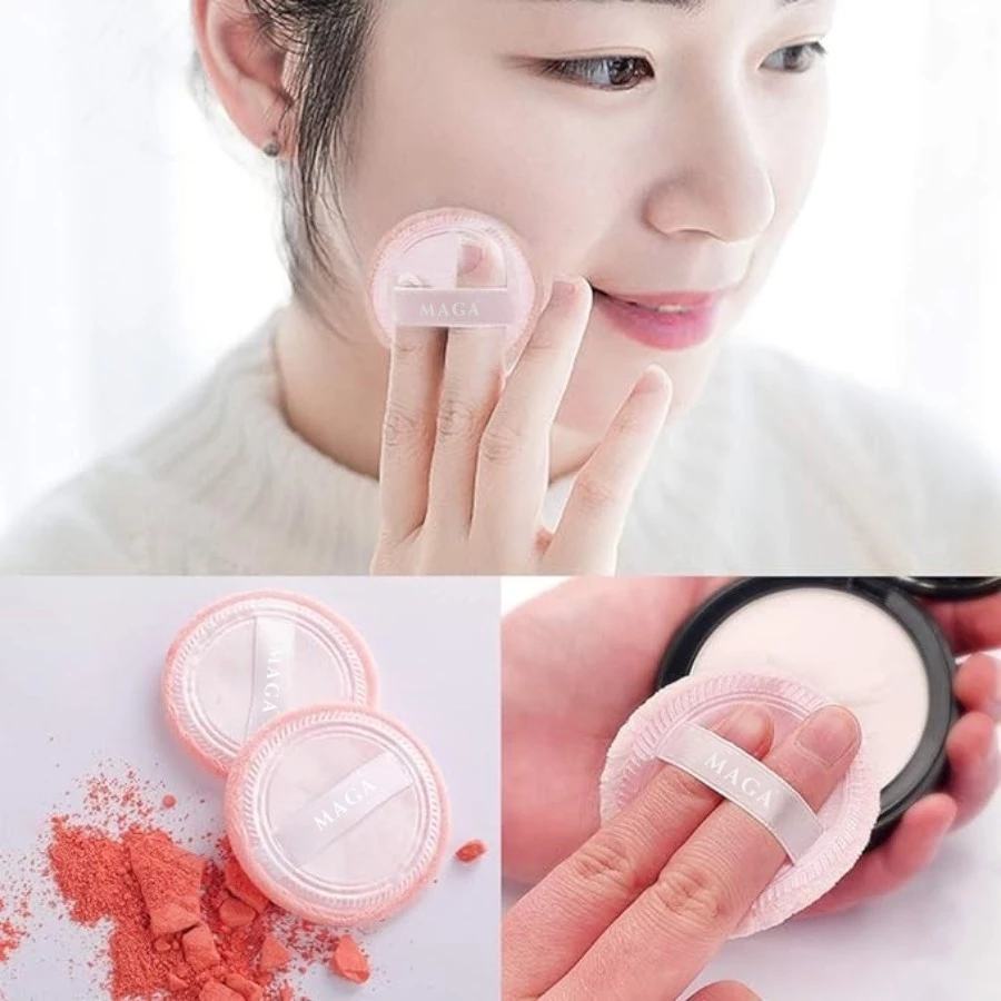 Mút trang điểm phấn khô MAGA Makeup Masters Powder Puffs MA068 chính hãng chất liệu mềm mại