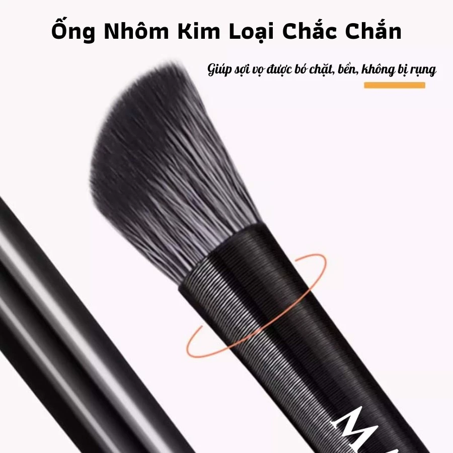 Cọ đánh khối mũi vạt xéo góc cạnh chuyên nghiệp MAGA Genuine Angled Nose Shadow,cọ tạo khối làm đẹp tiện lợi MA101
