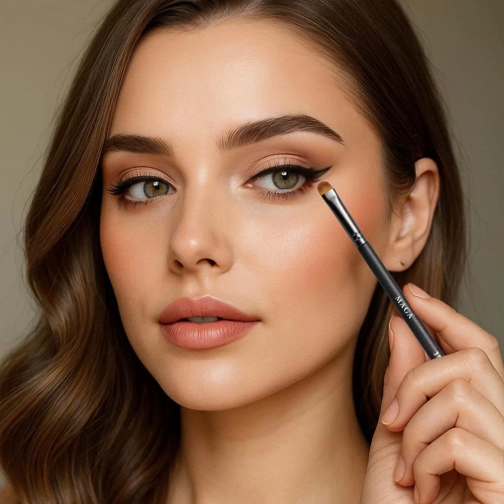 Cọ trang điểm viền mí mắt vẽ bọng mắt MAGA Eyeliner Brush MA302