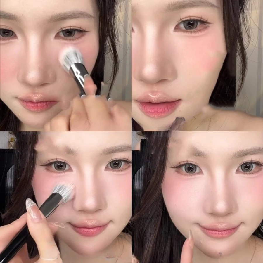 Cọ má hồng kem lông thưa hai lớp MAGA Blush Brush MA703 với thiết kế đặc biệt giúp đánh má tự nhiên ửng hồng không bếch