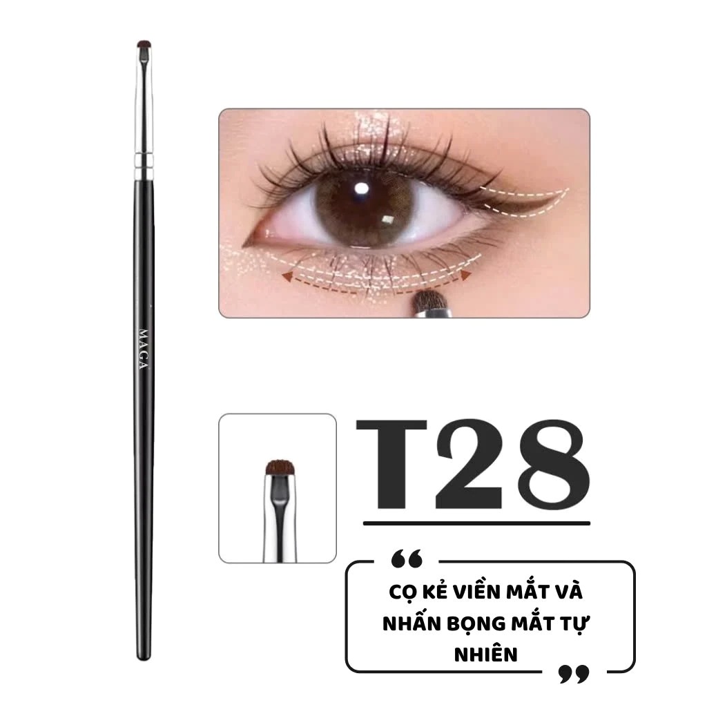 Cọ Kẻ Mí Và Tạo Bọng Mắt MAGA Eyeshadow Blending Brush MAT28