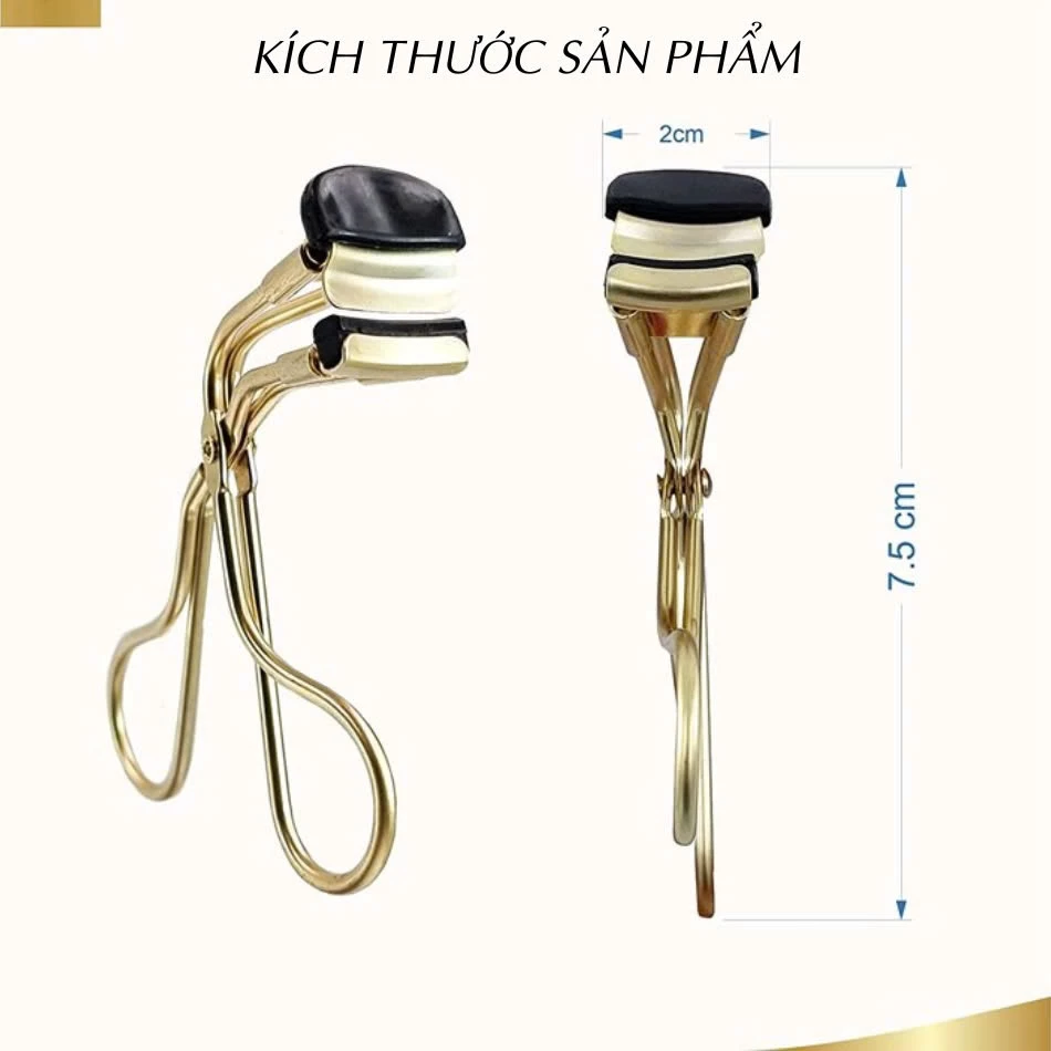 Kẹp mi gốc bấm mi gốc MAGA Eyelash Curler Gold Edge Xtra BM002