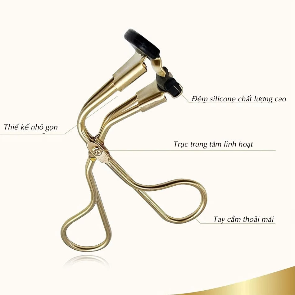 Kẹp mi gốc bấm mi gốc MAGA Eyelash Curler Gold Edge Xtra BM002