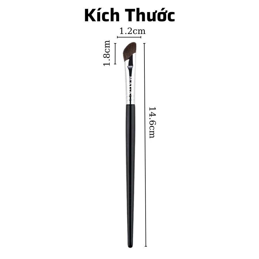 Cọ đánh khối mũi vạt xéo góc cạnh chuyên nghiệp MAGA Slanted Nose Shadow chính hãng lông mềm MA102