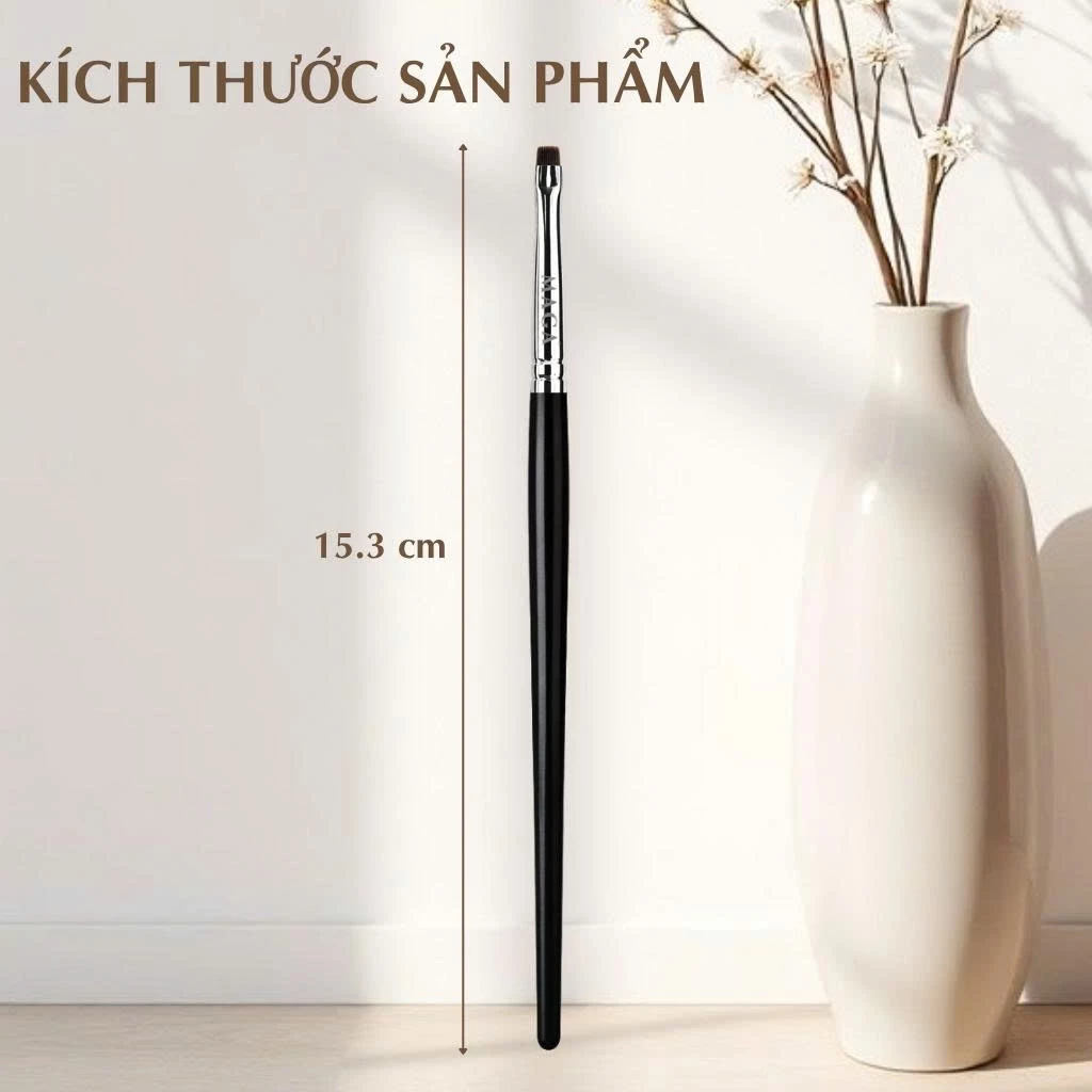 Cọ Trang Điểm Vẽ Bọng Mắt Kẻ Mày,Kẻ Mắt MAGA Angled Eyeliner Brush MAT07
