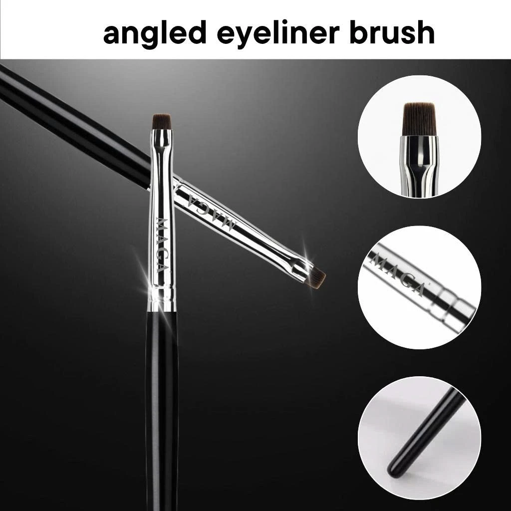 Cọ Trang Điểm Vẽ Bọng Mắt Kẻ Mày,Kẻ Mắt MAGA Angled Eyeliner Brush MAT07