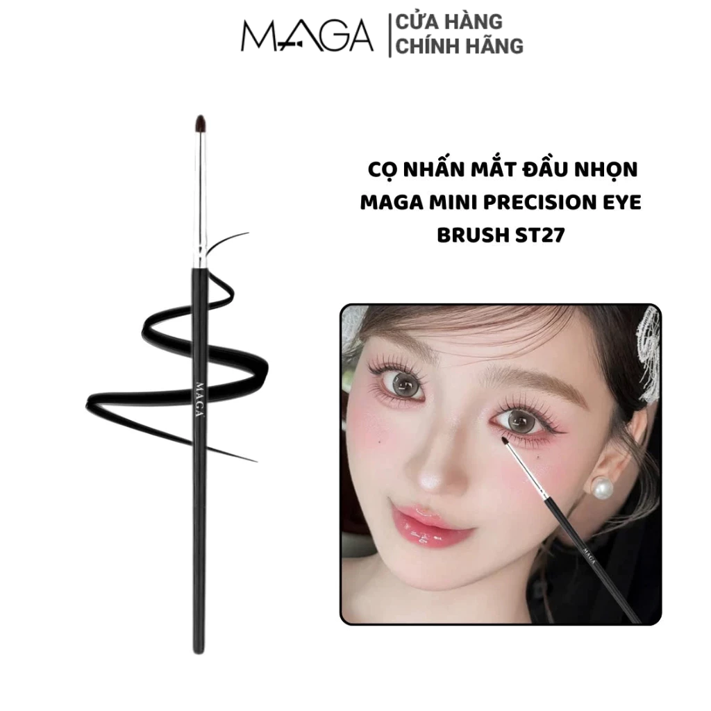 Cọ Nhấn Mắt Đầu Nhọn MAGA Mini Conical Detail Brush MAT27